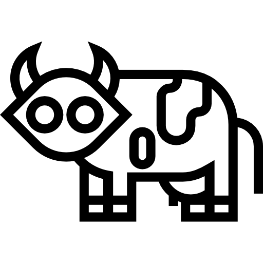 Cow facing Left